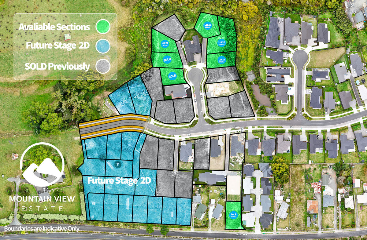 Mountain view estates currently for sale map