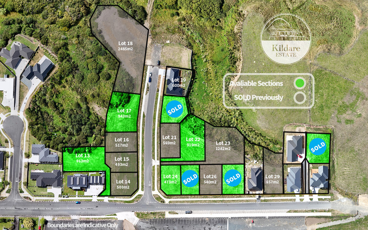 Kildare estate sections for sale map
